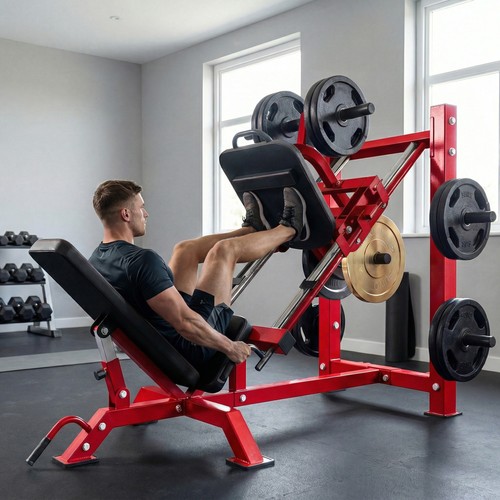 Home gym leg press - press, machine
