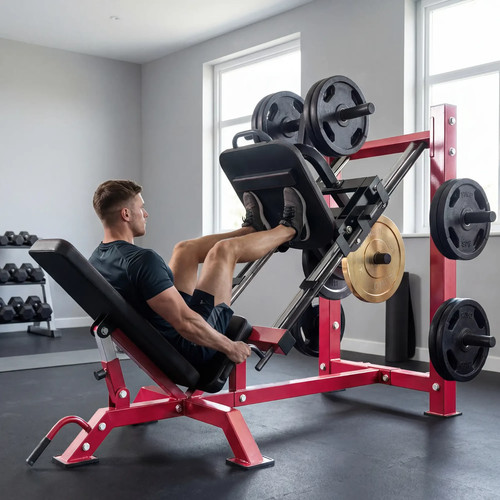 Leg press squat machine - leg,