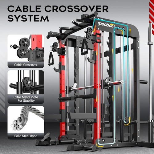 Home gym smith cage system - gym,